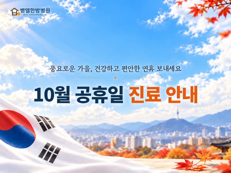 10월 공휴일 진료안내